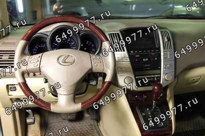 Тюнинг Lexus RX330: светлая кожа, красное дерево Тюнинг автомобиля Lexus RX330: светлая кожа, красное дерево